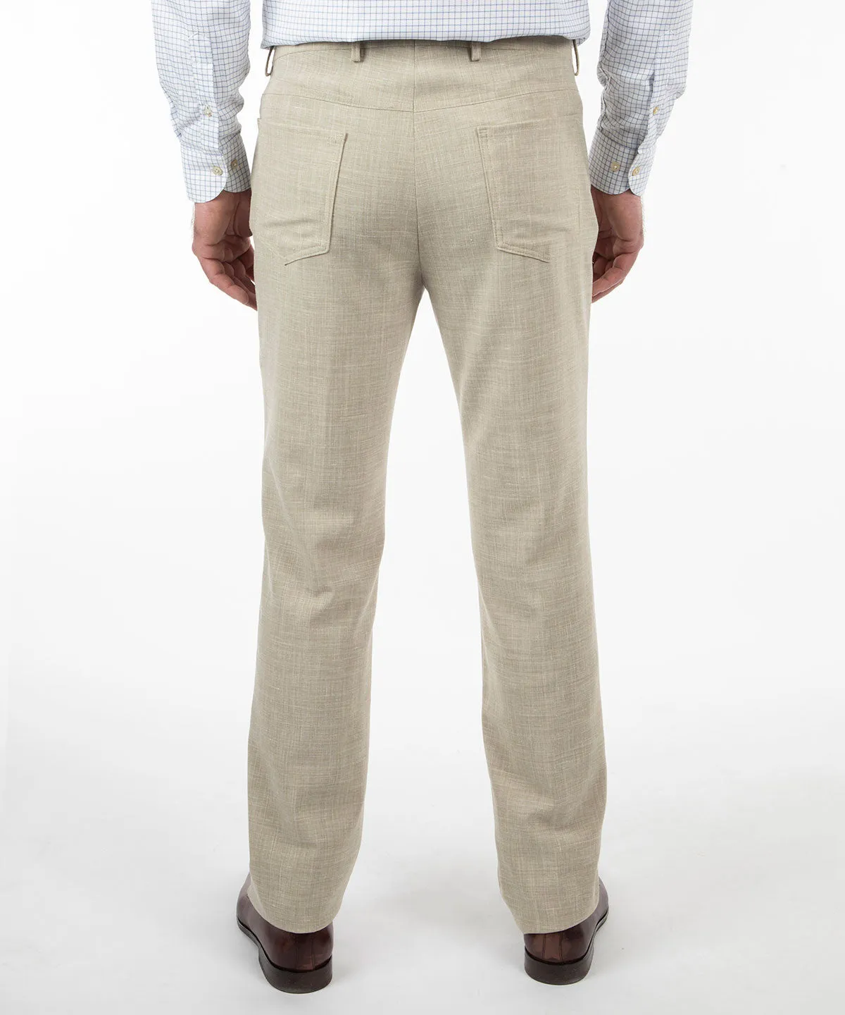 Signature Bi-Stretch Performance Linen 5-Pocket Pants