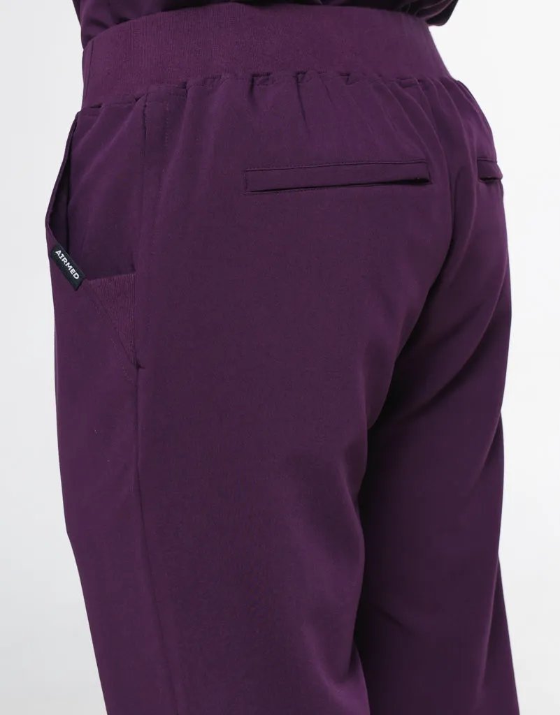 Signature Jogger Pants - Eggplant