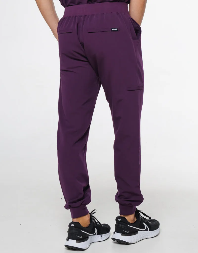 Signature Jogger Pants - Eggplant