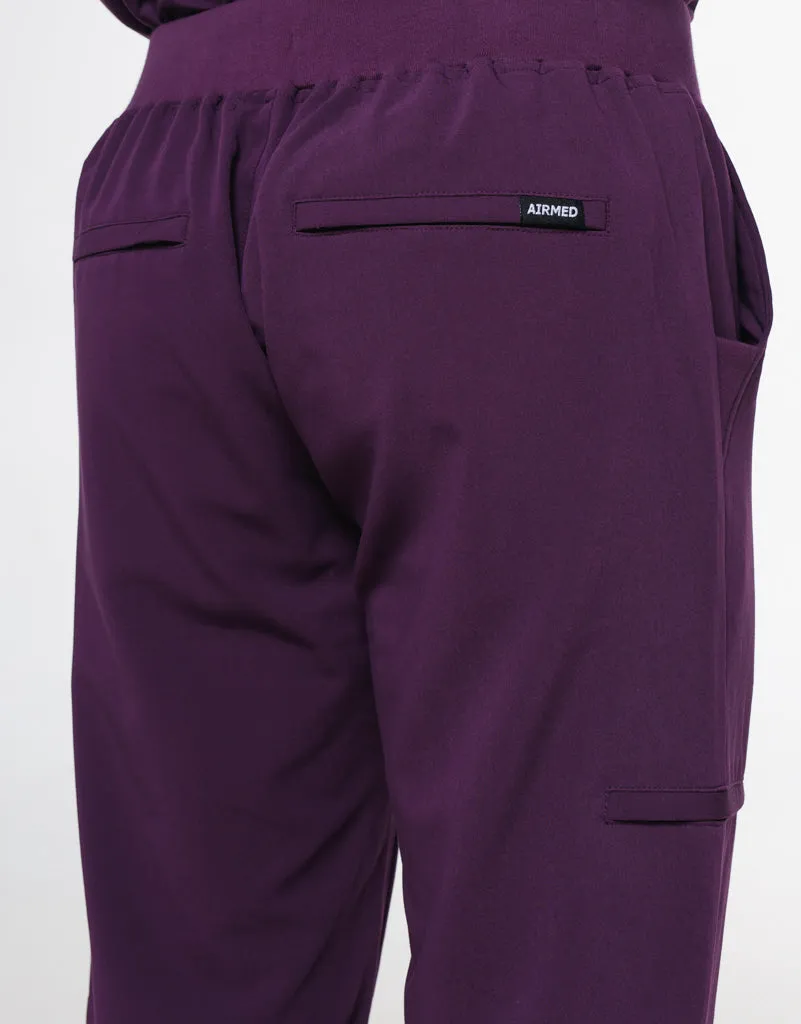 Signature Jogger Pants - Eggplant