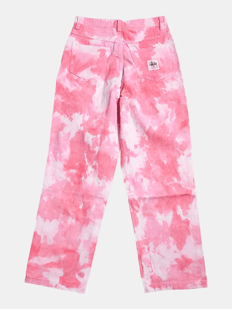 Stussy Floyd Tie Dye Pant - Pink