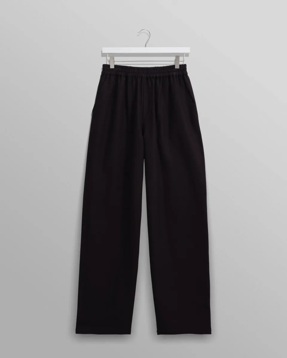 Wax L. CAMPBELL TROUSER LINEN/COTTON BLACK