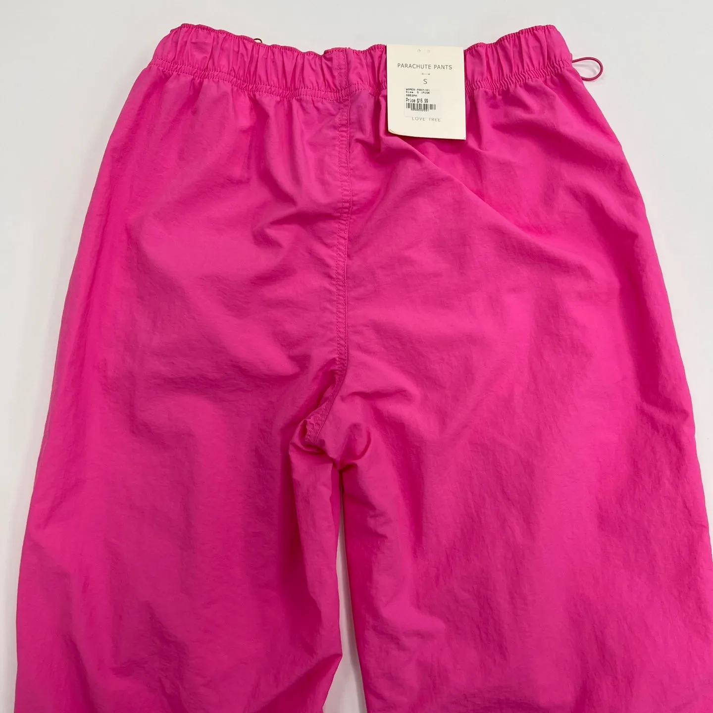 Women's Solid Nylon Parachute Pants