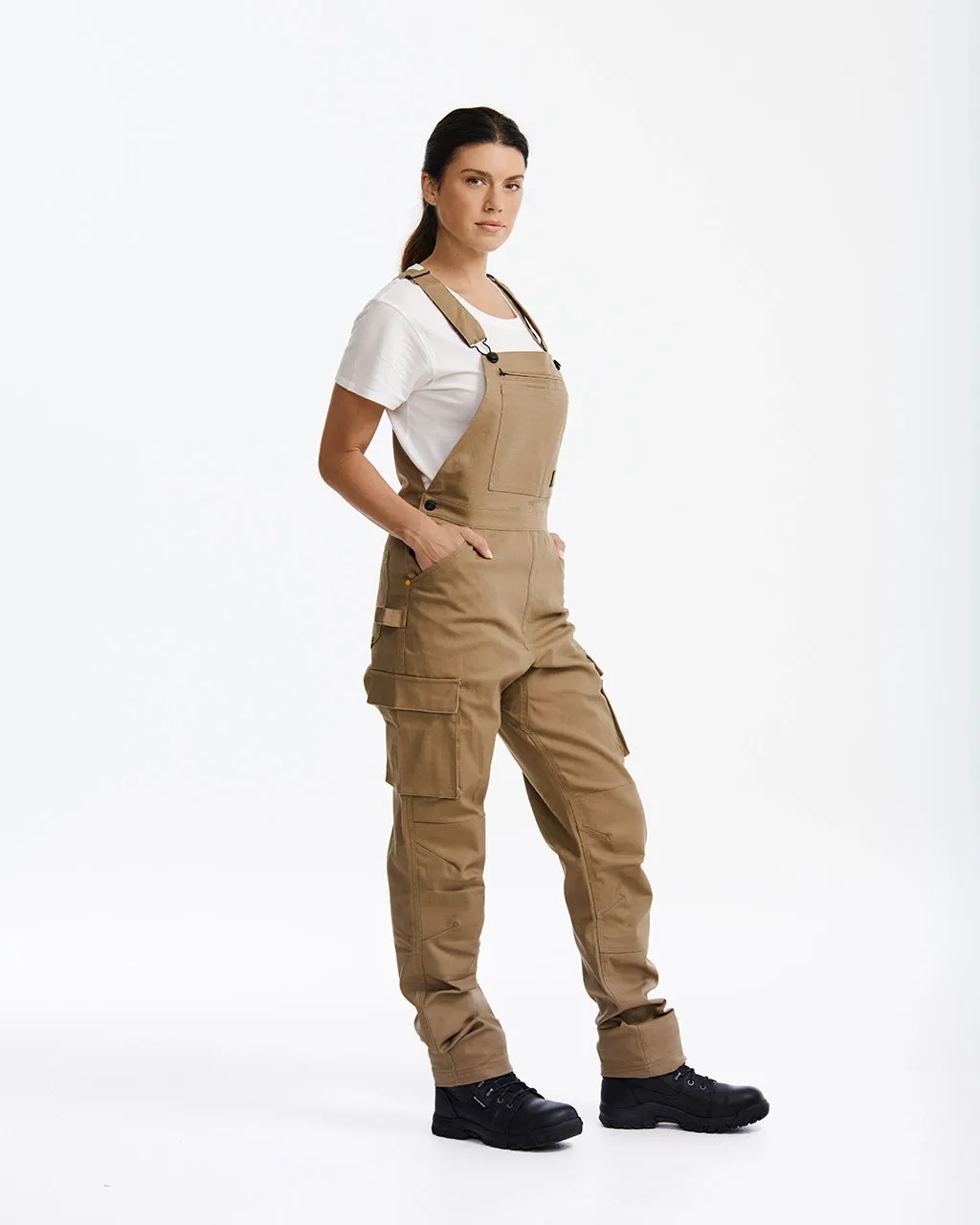 Women's Stretch Canvas Utility Overall